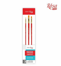 Set de 3 pensule universale ROSA Start 5 (mărimile 2, 8, 10)