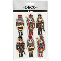 set de 6 autocolante 3d de craciun