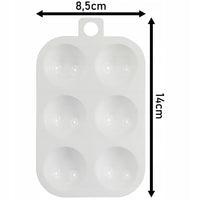 Set de 6 culori acrilice Phoenix, 6 x 12 ml, cu bloc, pensule și paletă