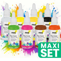 set de 8 cerneluri acrilice triton kreul ro wqx174atra8