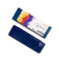 set de acuarele monopigmented rosa gallery carcasa metalica indigo 21 culori godete intregi