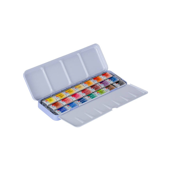 set de acuarele white nights in cutie metalica 21 buc nevskaya palitra ro nvp191201562