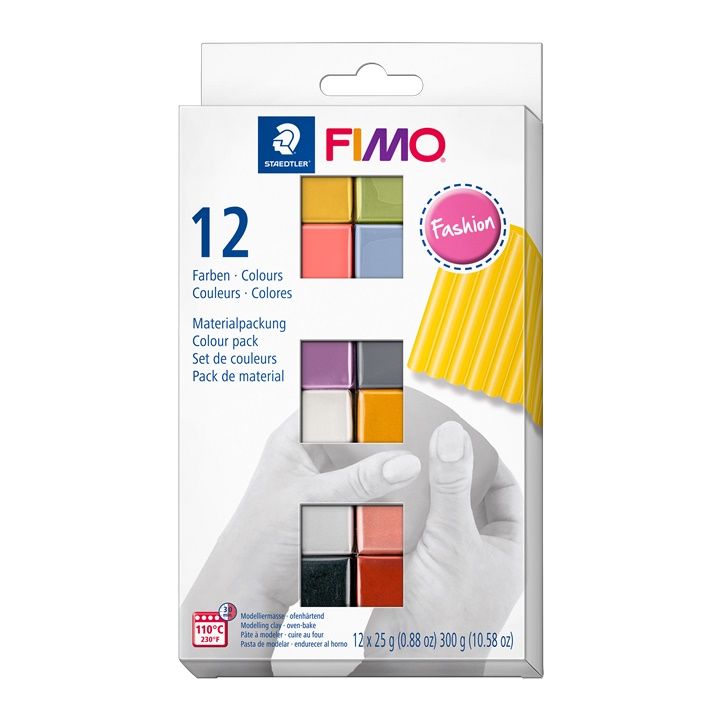 set de argila polimerica moale fimo ro rsk8023c125