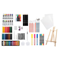 set de arta daler rowney cu panza si sevalet 215 piese ro dlr196500215
