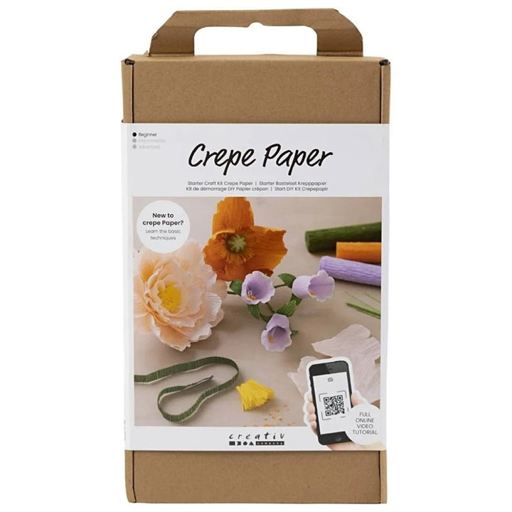 set de artizanat pentru flori din hartie creponata ro cch97738