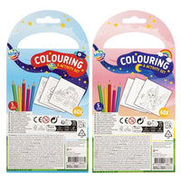set de carti de colorat cu creioane ro rms150124