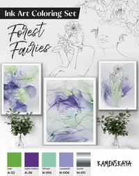set de cerneala kamenskaya forest fairies ro kmnforestf