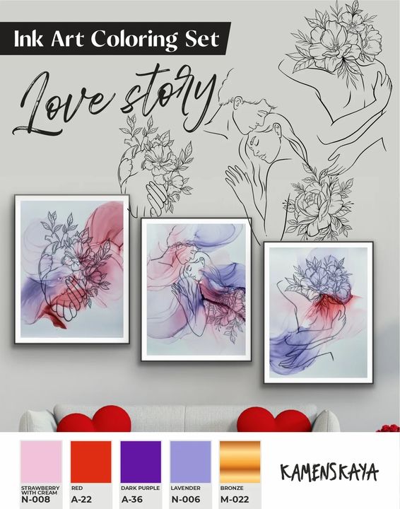 set de cerneala kamenskaya love story ro kmnlovestory