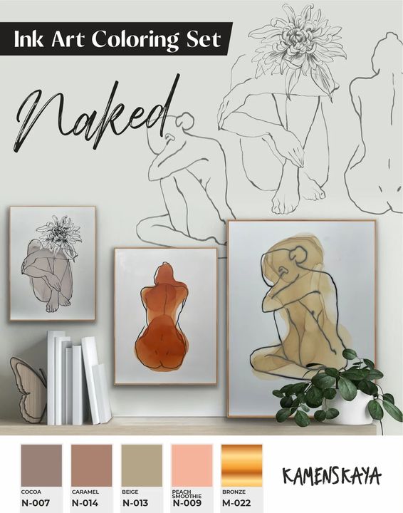 set de cerneala kamenskaya naked ro kmnnaked