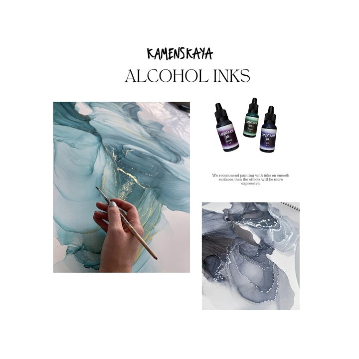 set de cerneluri cu alcool kamenskaya mini 50 x 5 ml ro kmn50mini