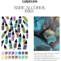 set de cerneluri cu alcool nude kamenskaya 16 x 15 ml ro kmn16nude
