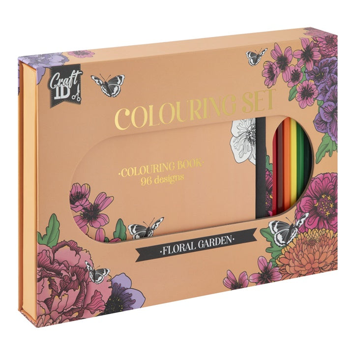 set de colorat cu tematica florala ro rmscr5022ge