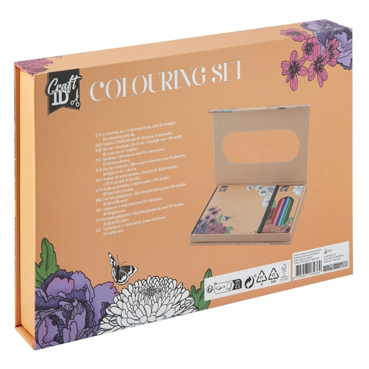 set de colorat cu tematica florala ro rmscr5022ge