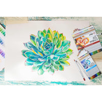 Set de creioane colorate DARWI 36 buc