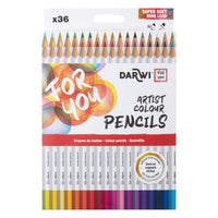Set de creioane colorate DARWI 36 buc