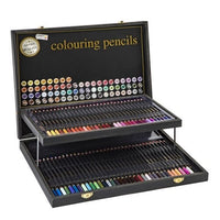 set de creioane colorate in cutie de lemn 68 de buc ro rmscr0472 a
