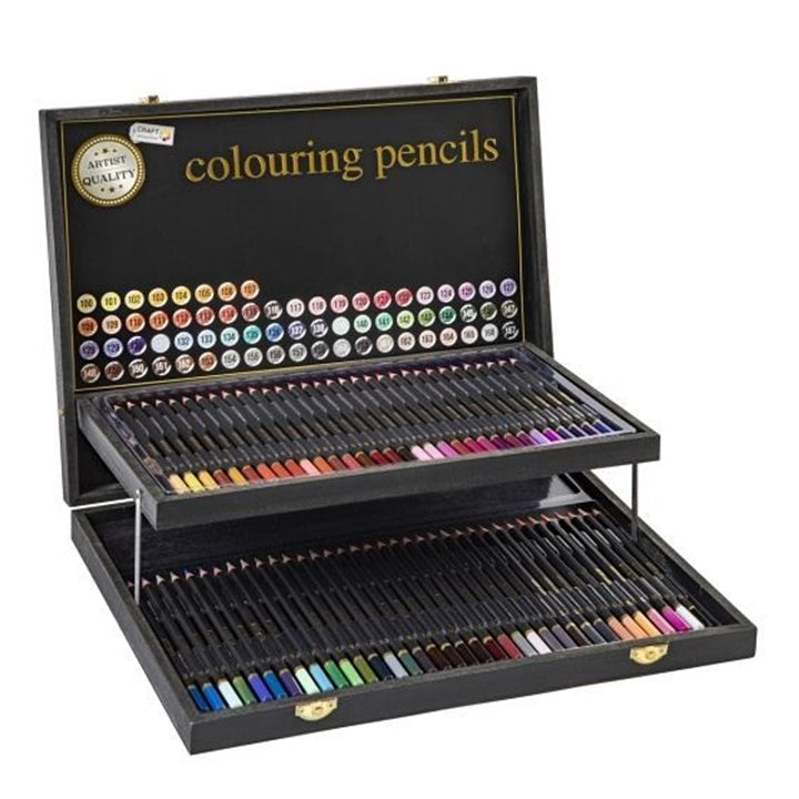 set de creioane colorate in cutie de lemn 68 de buc ro rmscr0472 a