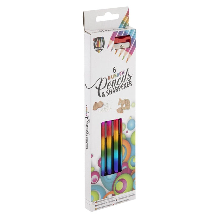set de creioane colorate rainbow ro rms150048