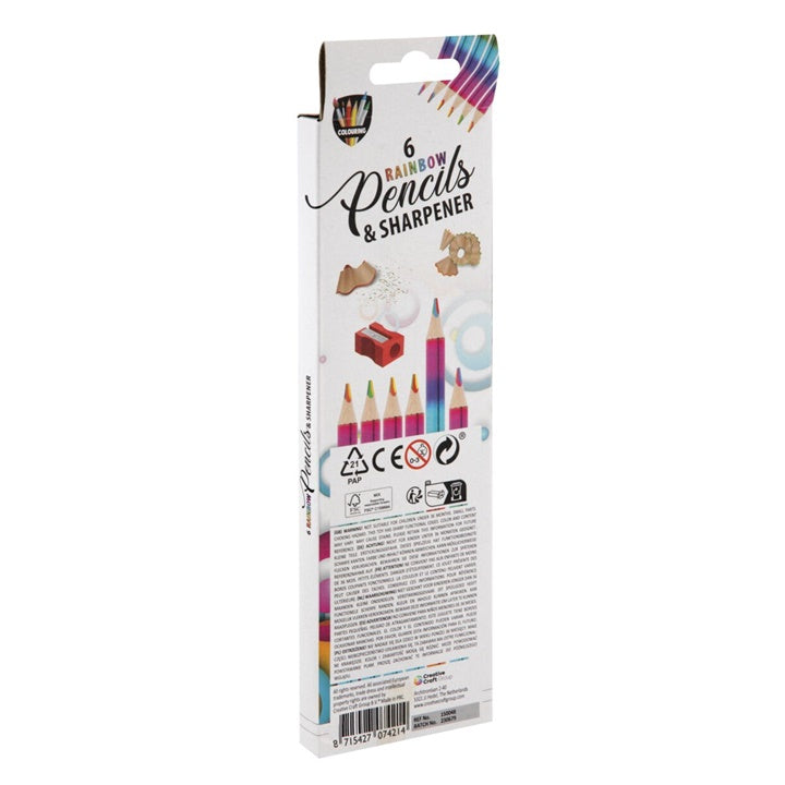 set de creioane colorate rainbow ro rms150048