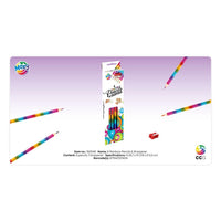 set de creioane colorate rainbow ro rms150048