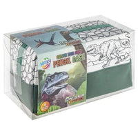set de creioane cu dinozauri și markere