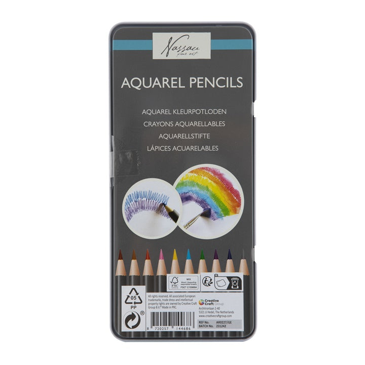 set de creioane de acuarela 10 bucati ro rmsar0227 ge