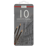 set de creioane de schita in cutie de staniu 10 bucati ro rmsar0209 ge
