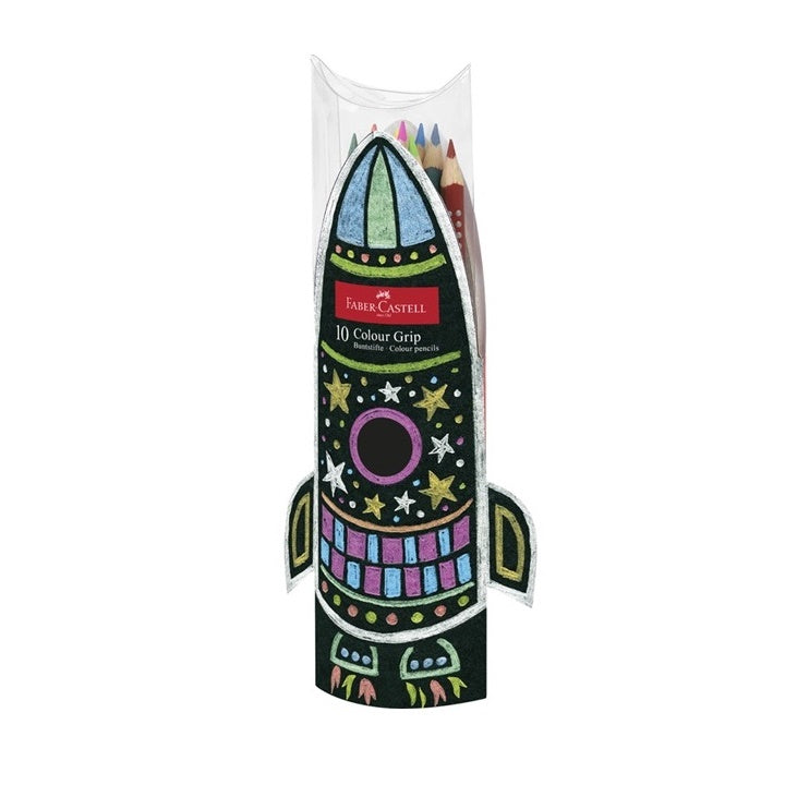 set de creioane grip faber castell 10 buc ro fbc201643