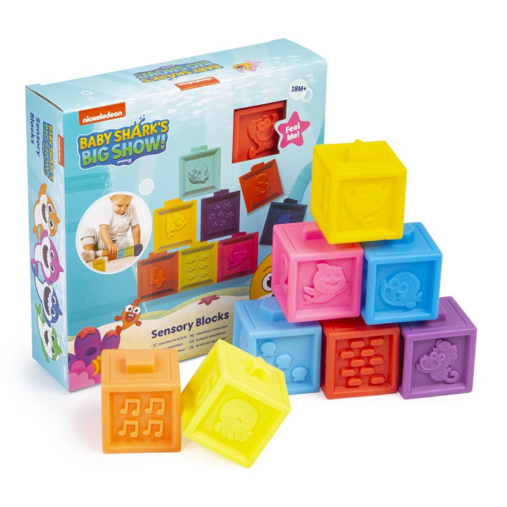 set de cuburi senzoriale baby shark 8 buc ro gms86 0012