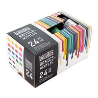 set de culori acrilice liquitex basics 24x22 ml ro liq3699328