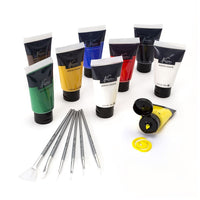 set de culori acrilice nassau fine art intr o cutie 15 piese ro rmsar0700ge