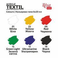set de culori acrilice pentru textile cat rosa talent diverse seturi