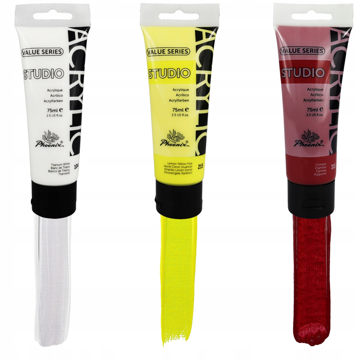 Set de culori acrilice Phoenix 6 x 75 ml