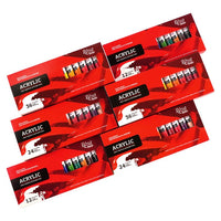 set de culori acrilice rosa studio 12x10 ml