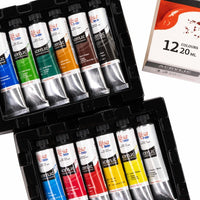 set de culori acrilice rosa studio 12x20 ml