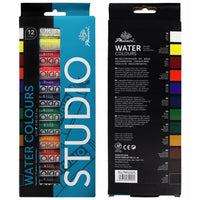 Set de culori acuarelă Phoenix, 12–24 x 12 ml