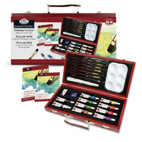 set de culori acuarele in cutie de lemn for beginners ro rlgrset wat3000