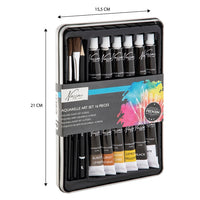 set de culori acuarele nassau fine art 16 piese ro rmsar0500ge