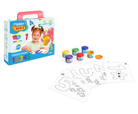 Set de culori pentru pictat cu degetele Jovi My First primele numere – 11 buc