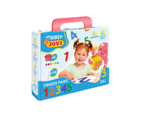 Set de culori pentru pictat cu degetele Jovi My First primele numere – 11 buc