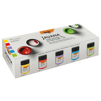 set de culori pentru textile deschise la culoare javana 5x50 ml ro krl91900