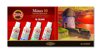 set de culori uleioase koh i noor m nes 10 x 16 ml ro khn01615s1001ks