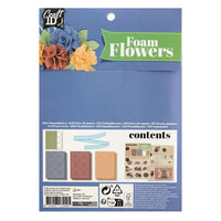 set de flori din spuma diy in albastru si galben ro rmscr1724ge3