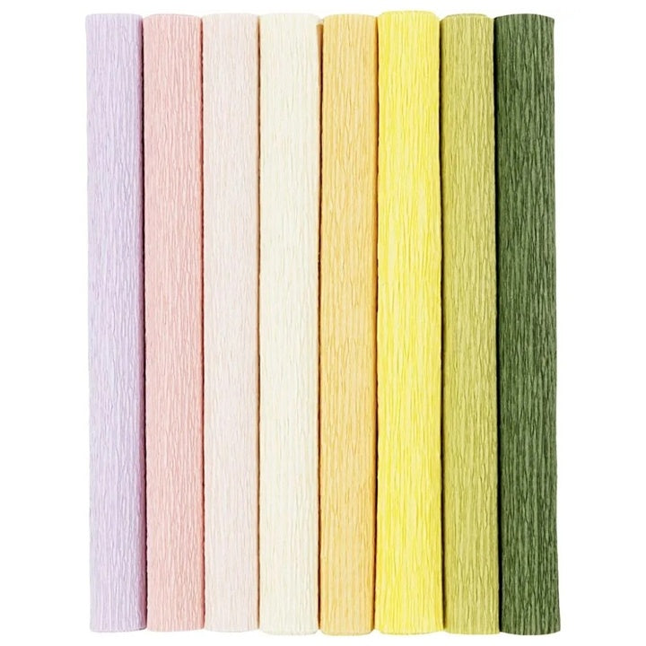 Set de hârtie creponată - pastel