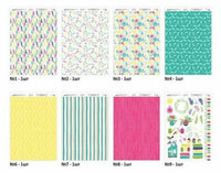 set de hartie pentru scrapbooking floral garden 21 x 29 7 cm