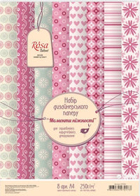 set de hartie pentru scrapbooking momente de tandrețe 21 x 29 7 cm