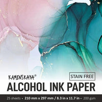 set de hartie sintetica pentru cerneluri cu alcool ro kmnpaperset