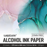 set de hartie sintetica pentru cerneluri cu alcool ro kmnpaperset