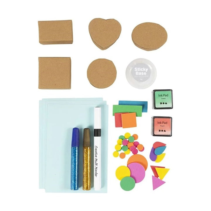 set de imprimare cu spuma creativa cutii si carti postale ro cch977743
