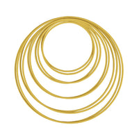 set de inele metalice aurii pentru finisare 10 buc ro dpcry25212616